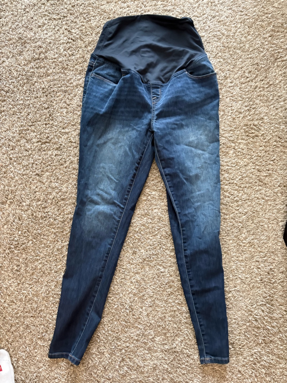 Isabel Maternity by Ingrid & Isabel Dark Blue Maternity Skinny Jeans